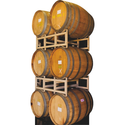 SP13278 Whiskey Whisky Wine Cellar Cask Barrel Stack Cardboard Cutout Standee Standup