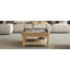 Table basse à plateau relevable cannelé 31,5 po avec rangement ouvert et caché-2072415423