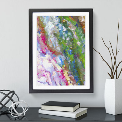 Loved by Hope Abstract - Framed Print
