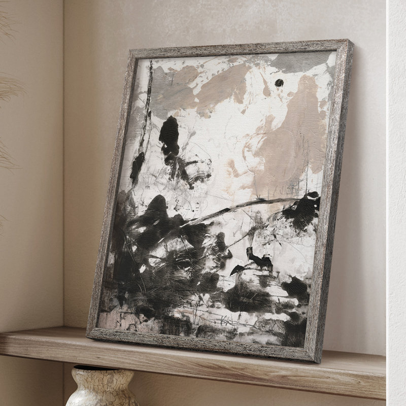 Disarray II Framed Print - Solid Wood, 21" H x 17" W