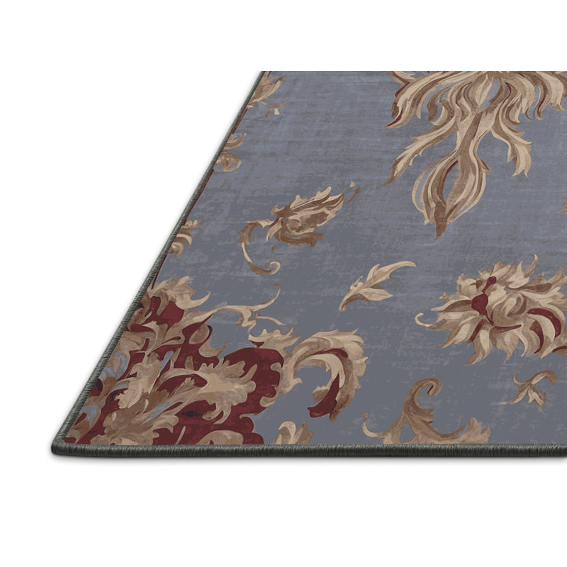 Tapis rose soyeux et moelleux, Rectangle 7 pi x 9 pi