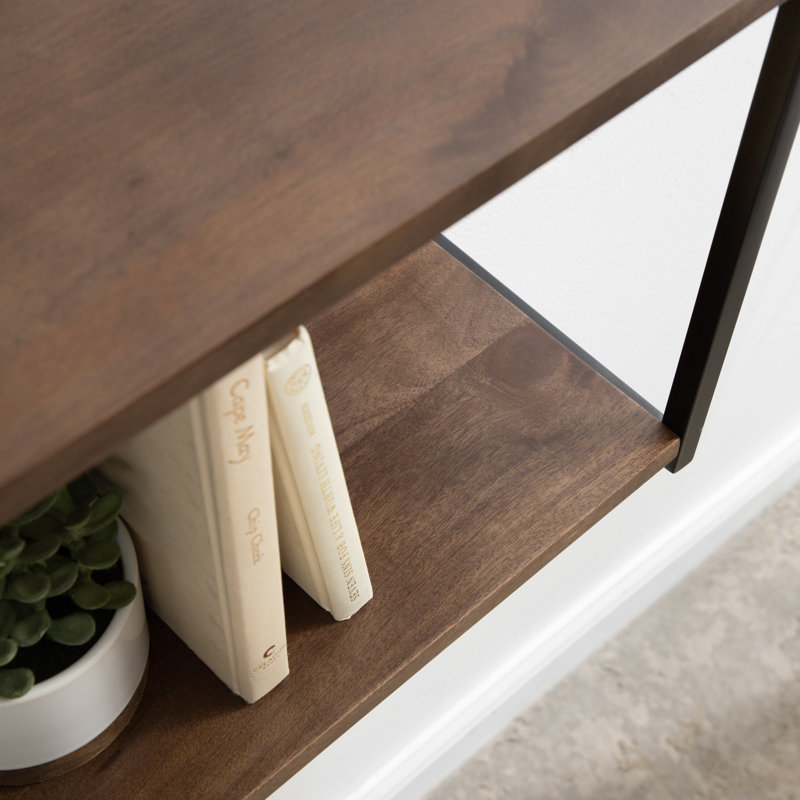 Naela Accent Shelf, Walnut/Black