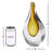 Stretched Neck Vase-Amber-Sm