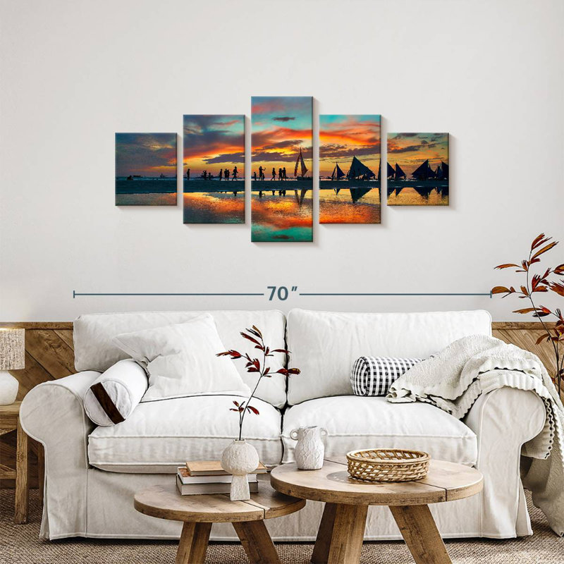 Boracay Azaline Sunset, H 24 po x l 55 po