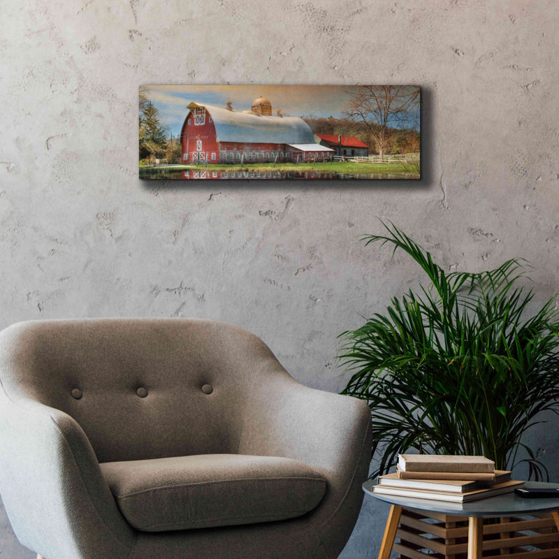 «Starr Farm» par Lori Deiter, art mural sur toile, H 12 po x l 36 po x P 1,5 po