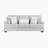 Soliz 95.5" Track Arms Textured Microfiber Sofa