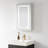 Santona Rectangular Medicine Cabinet with Aluminum Frameless LED Mirror-890164837