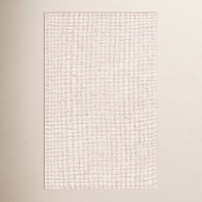 Rowe Ivory Beige Hand-Tufted Rug