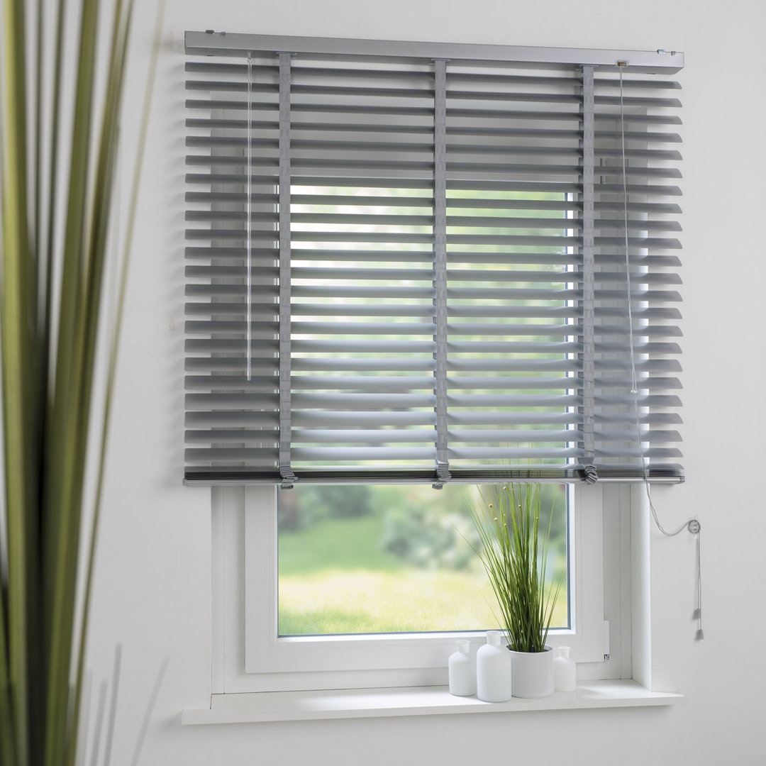 ClearAmbient Jalousien Blickdicht Größe: 175 L x 80 B cm, Farbe: Grau