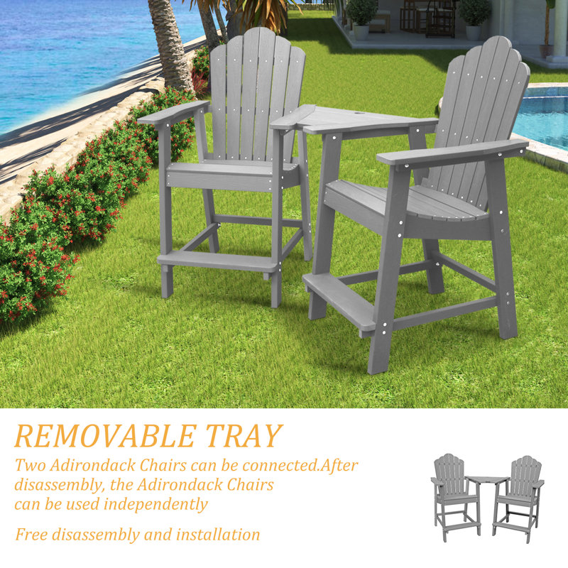 Connecting Tray for Adirondack Chair Set
