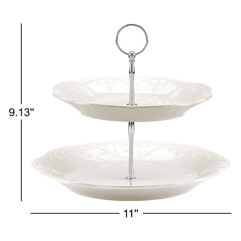 Lenox French Perle Tiered Stand