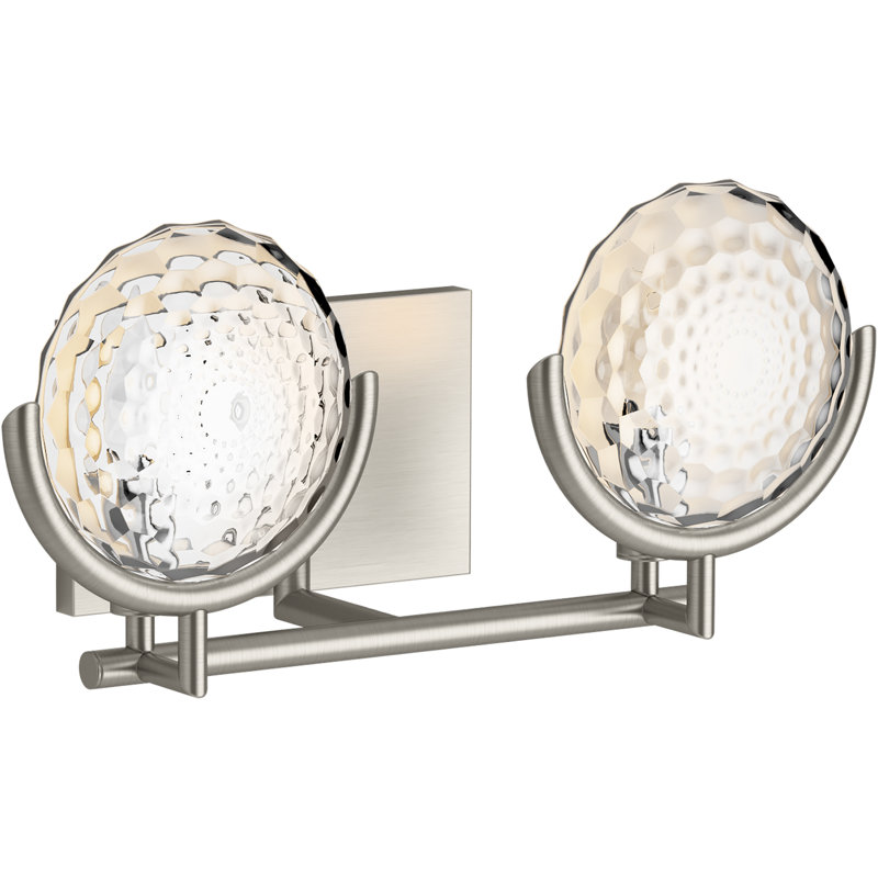 Arendela Vanity Light, Brushed Nickel, 3 Lights