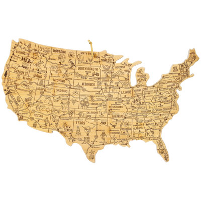 XXL Destination USA Cutting and Serving Board