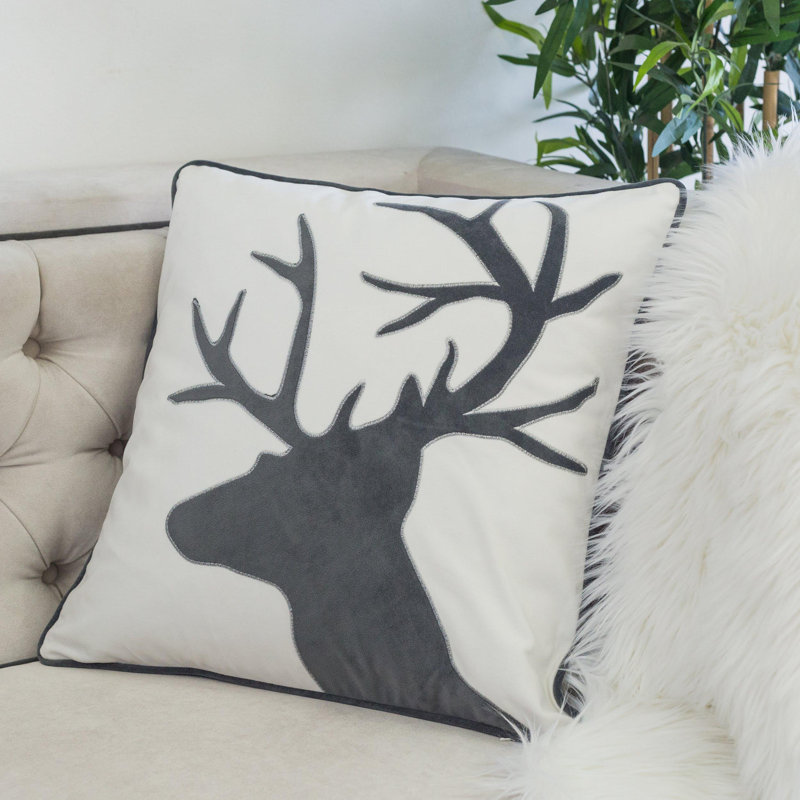 Coussin Halloween, Blanc