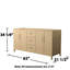 Elan 65'' W Double Bathroom Vanity Base-114295187