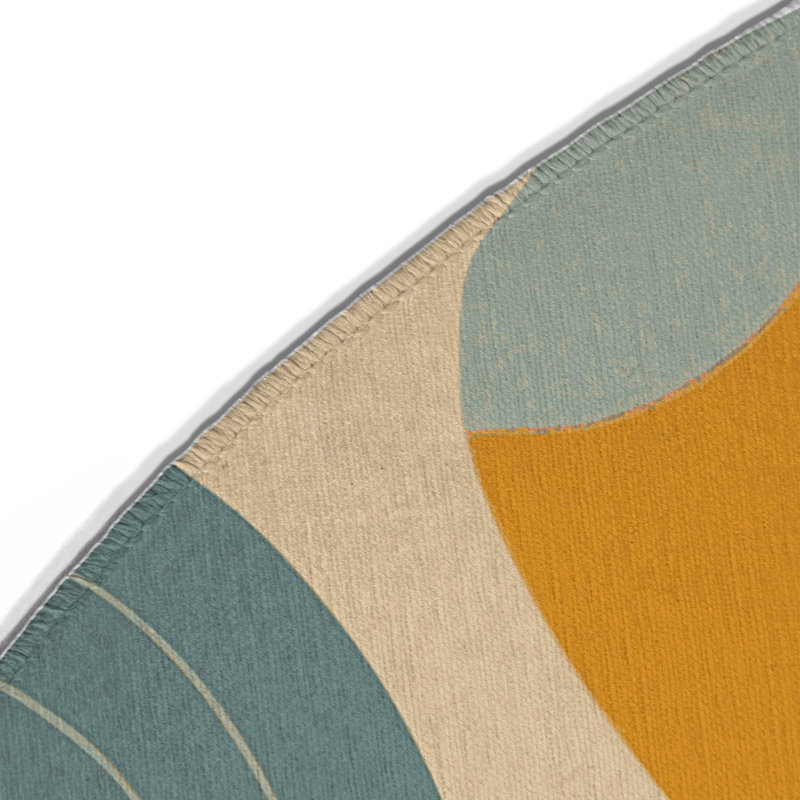 Dynamic Ripple Indoor And Outdoor Area Rug, Round 5'