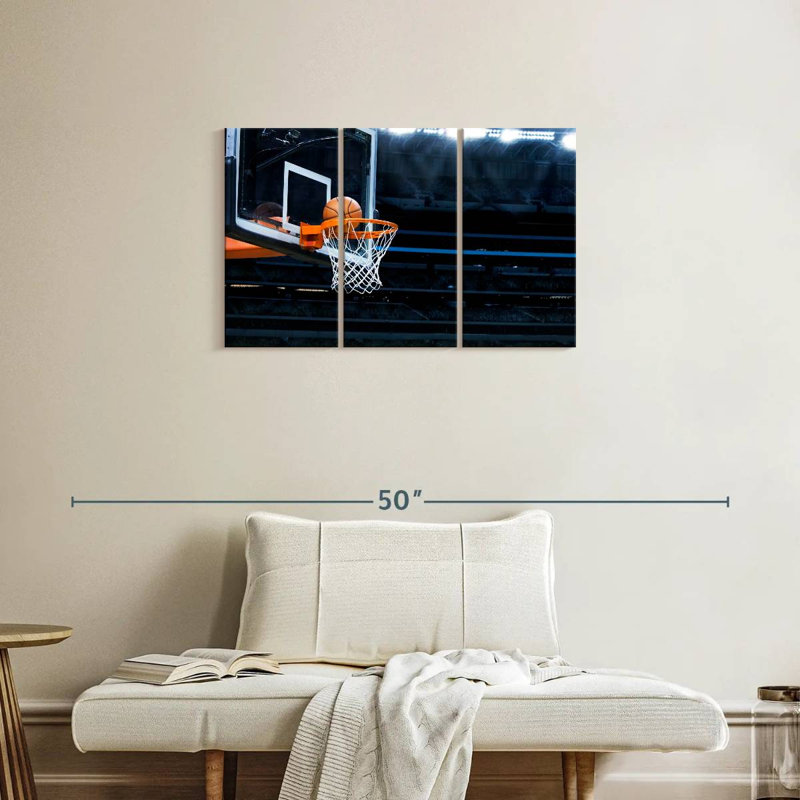 Panier de basketball Sireci, H 20 po x l 33 po