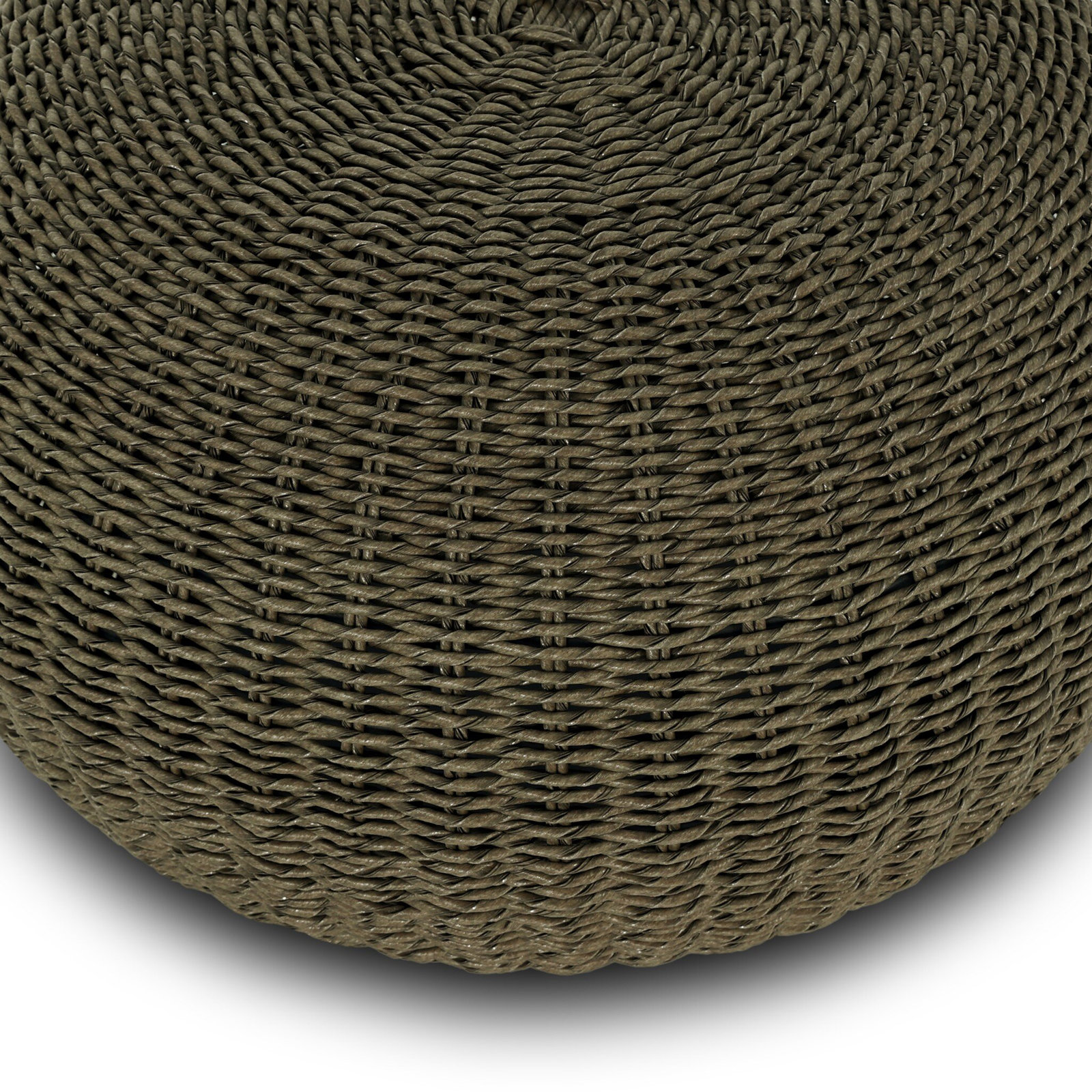 Dormody Accent Stool, Faux Olive Hyacinth