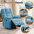 Recliner Chair， 360° Swivel Reclining Chair For Living Room, Small Manual Recliner For Small Space-1728959149