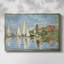Regatta at Argenteuil, 1872 - Claude Monet, toile tendue avec châssis-132874586-132874590
