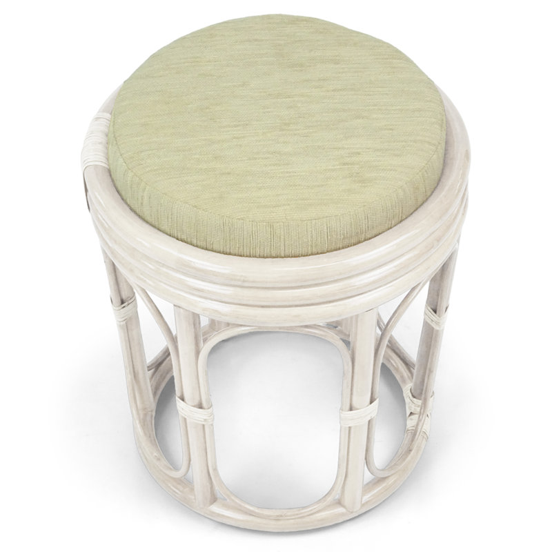 Tabouret de coiffeuse Adero, Blanc