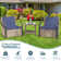 3-Piece 2-Person Wicker Patio Seating Group with Cushion