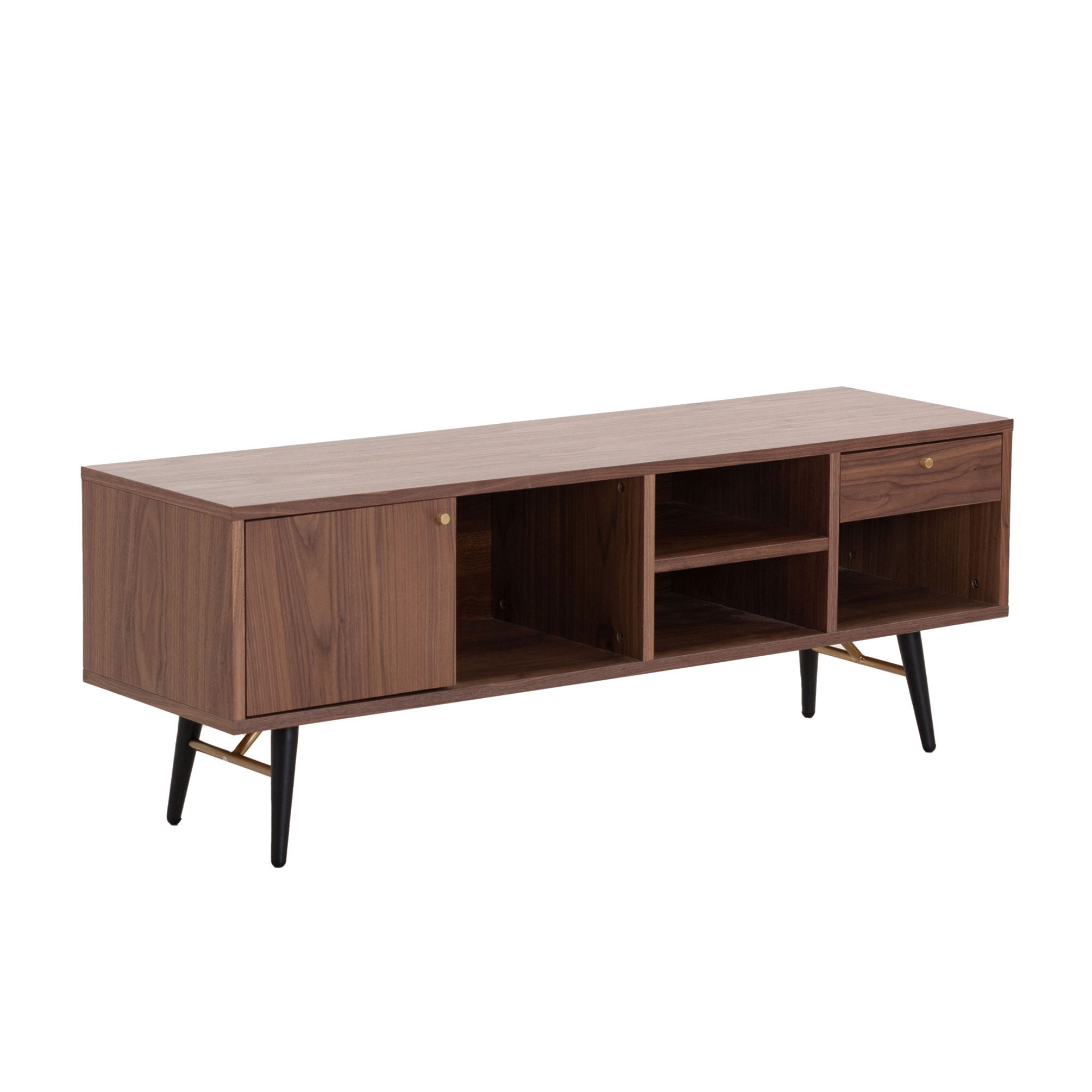 Ophelia & Co. Mid-Century Modern Low Profile Media Console TV Stand ...