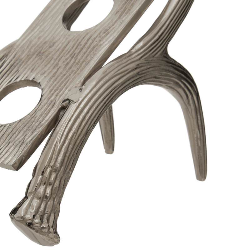 Cobbs Tabletop Wine Bottle Rack in Silver