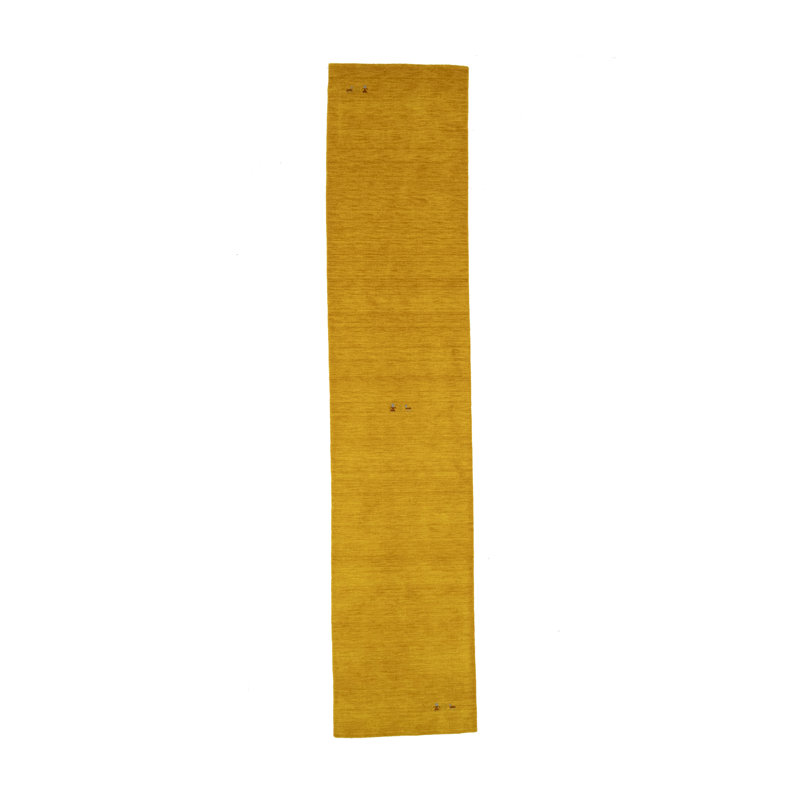 Tapis Gabbeh tissé à la main sans perte, 100% laine, de couleur unie, résistant à la décoloration et aux taches, durable