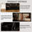70" Electric Fireplace TV Stand for 80'' TV-Entertainment Center with 36'' Fireplace and Led Light-TV Table with Storage, High Glossy Door, Modern TV Console for Living Room, Crystal Marble