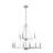 Zyian Steel Dimmable Chandelier-443753069-443753065-443753068