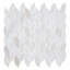 Channing 1-in. x 2.5-in. Elongated Hex Marble Look Polished Natural Stone Wall & Floor Mosaic Tile-50210663
