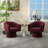 Iryanna 25.2'' Wide Tufted Swivel Barrel Chair-2027843188-2052745383