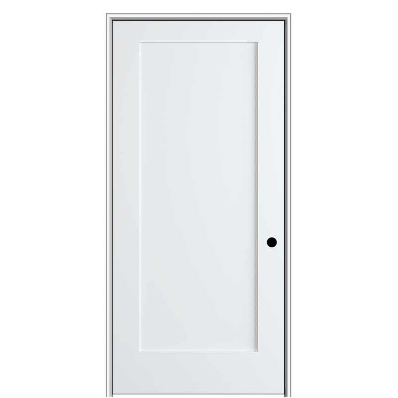Interior 1-Panel Shaker Primed Door, 18" x 81.75"