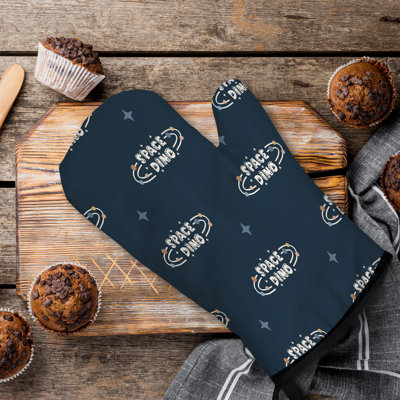 Astronaut Dinos Oven Mitt