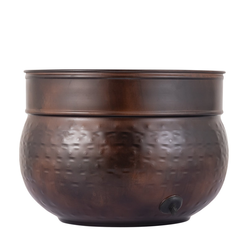 Pot à tuyaux en métal antique Hola