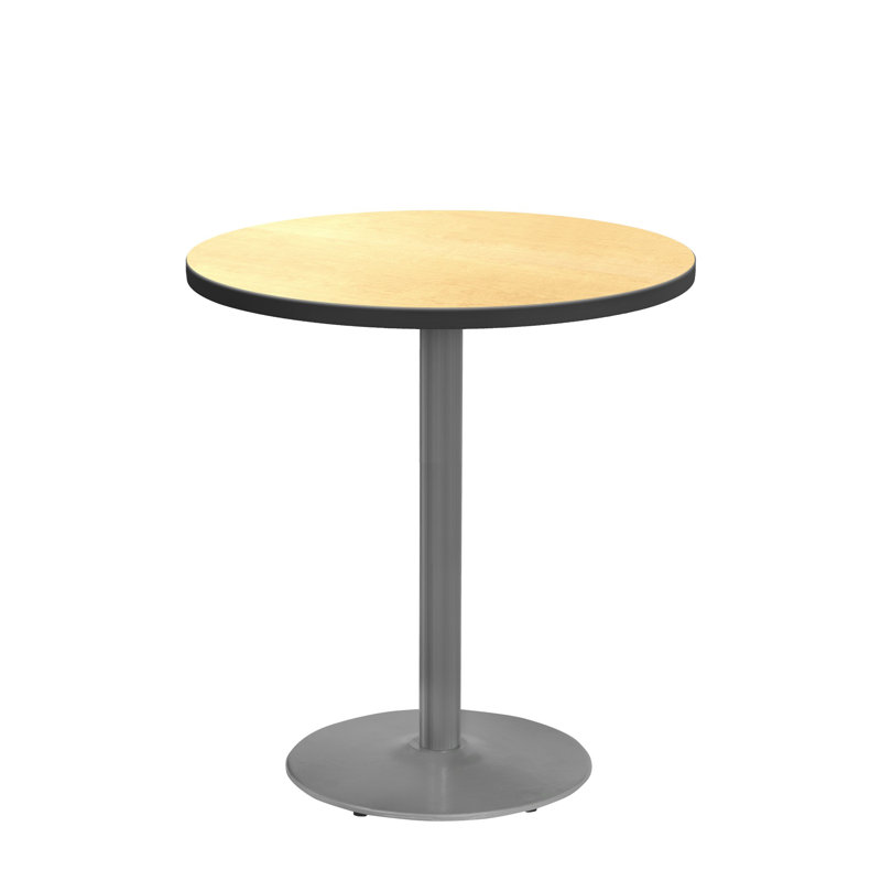 Table de cafétéria à tabouret circulaire avec structure métallique Marco Group Inc., H 43,13 po x L 30 po x l 30 po