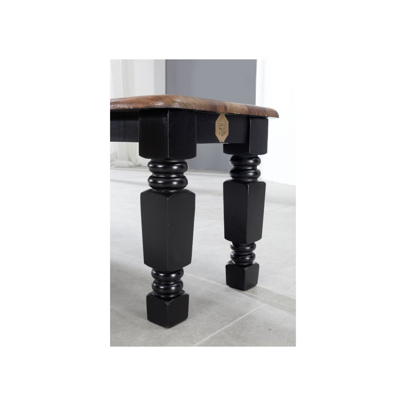 New Boston Solid Wood Bench, H45 x W130 x D40cm