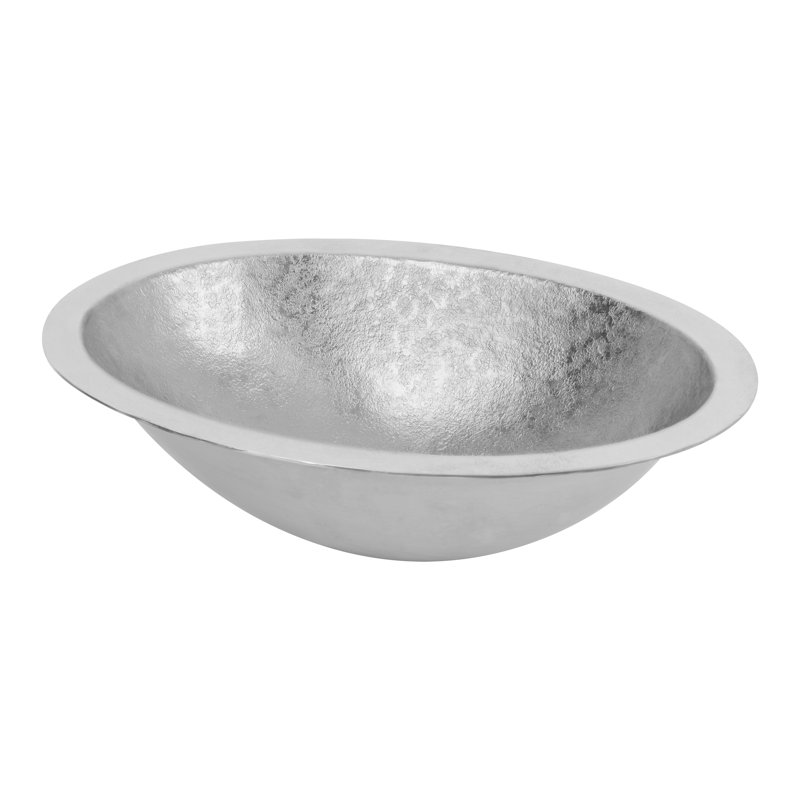 Terra Firma 19'' L Bathroom Sink, Nickel