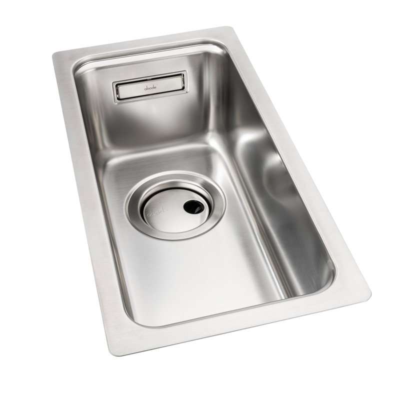 Abode Designs System Sync 44mm W Single Bowl Stainless Steel Kitchen Sink