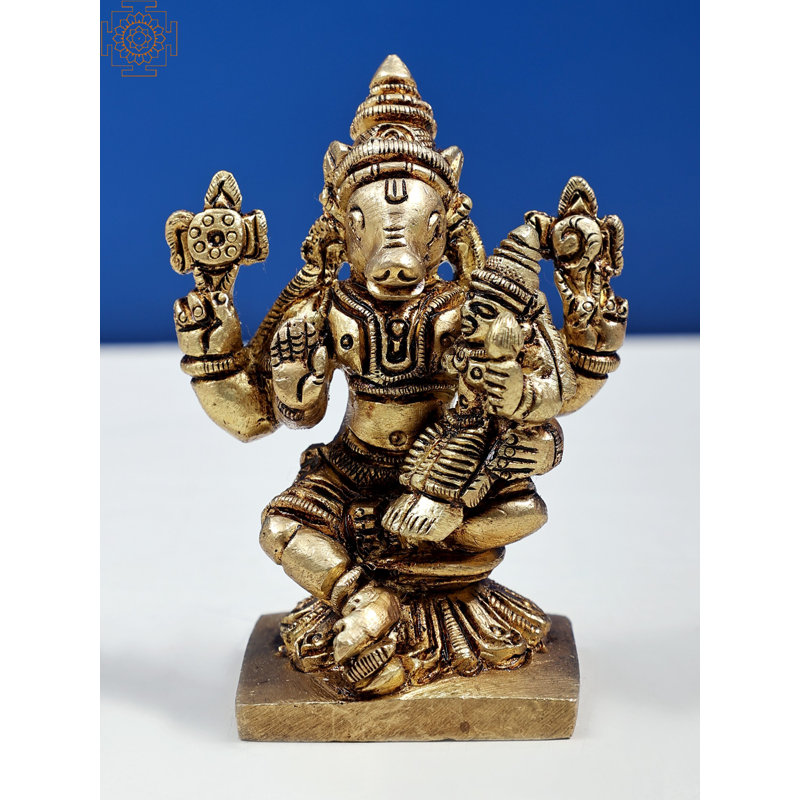 Petit 3 "Varaha Avatara de Vishnu avec Devi Lakshmi