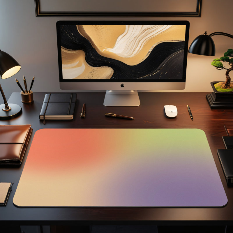 Polyester Desk Pad, 23.6x13.8