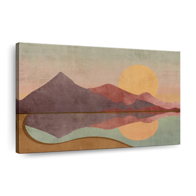 " Boho Sundown Canvas Print "