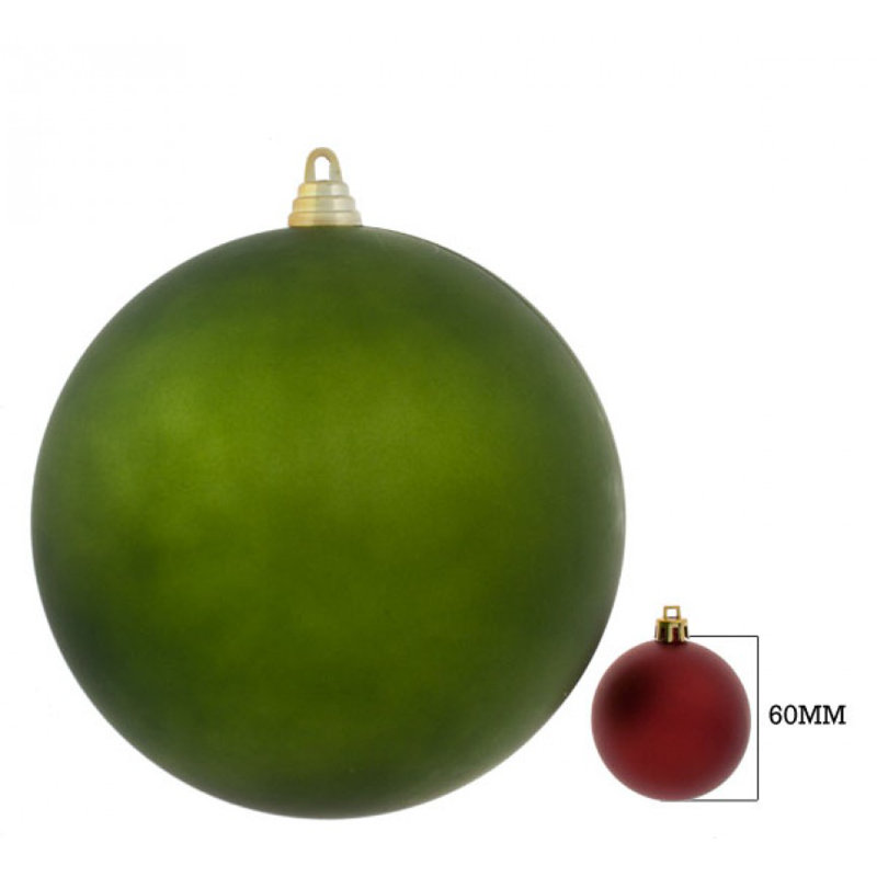 Bauble, Green, 20cm H x 20cm W