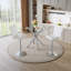 Ensembles de barre de patio réglables modernes, conception en métal chromé, compact pour bar à domicile