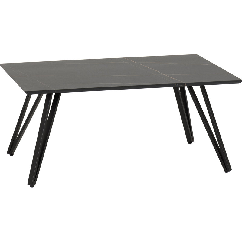 Marlow Four Leg Coffee Table, Black