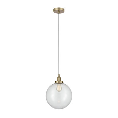 Luminaire suspendu simple à 1 lumière Frederick