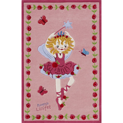Princess Lillifee Tufted Pink Rug