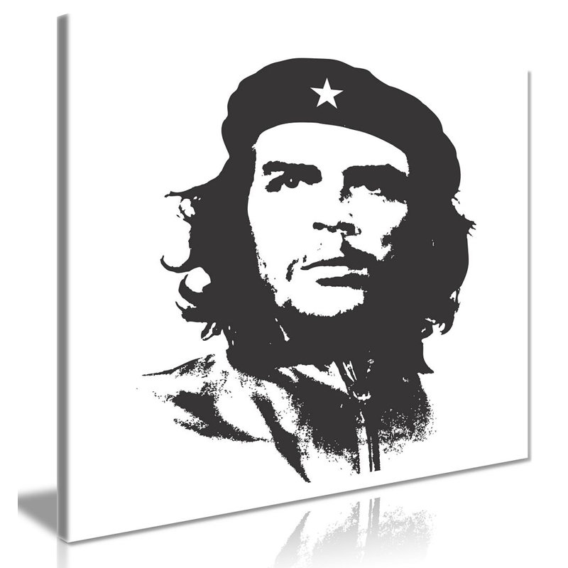 Che Guevara Silhouette - Wrapped Canvas Print, 31cm H x 20cm W