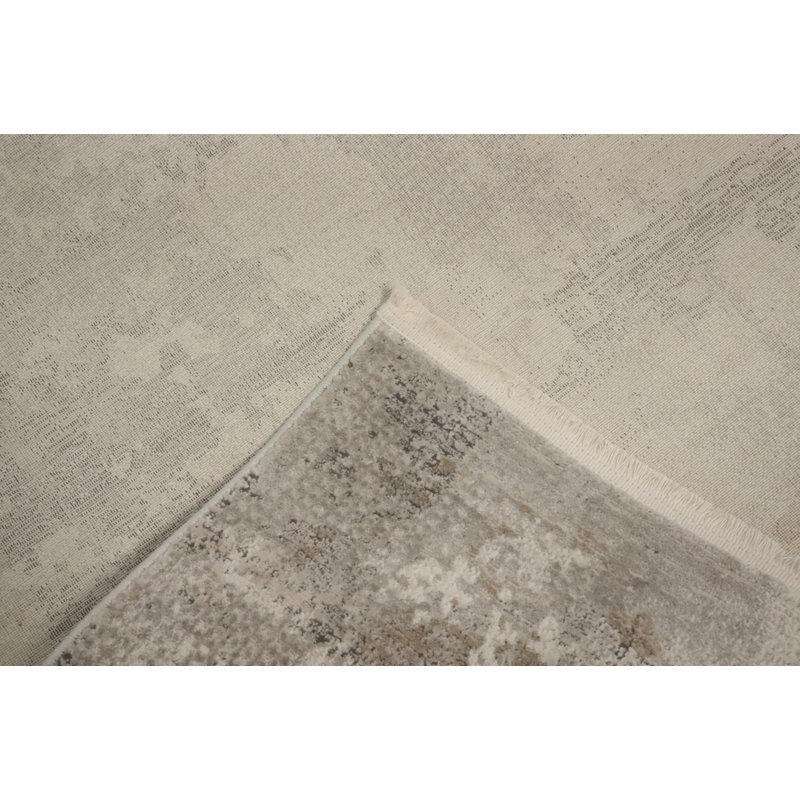 Tapis oriental contemporain abstrait 5 x 7